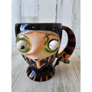 Dept 56 which Google googly eyes mug cup Halloween decor vintage